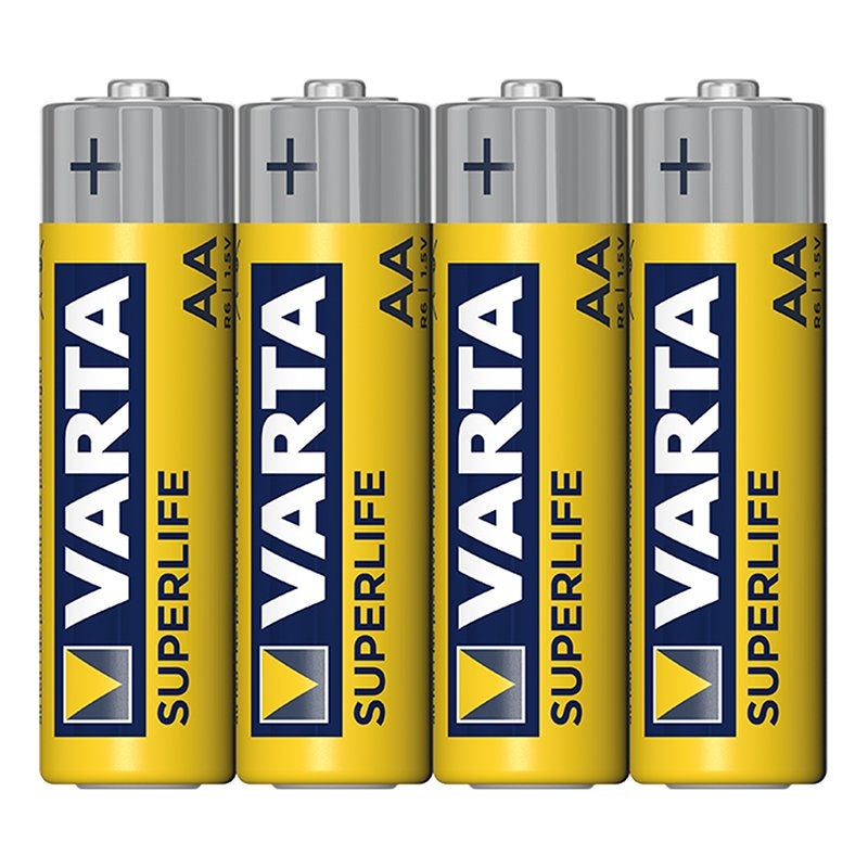 Varta Superlife Batterien Aa 4 St Ck In Folie