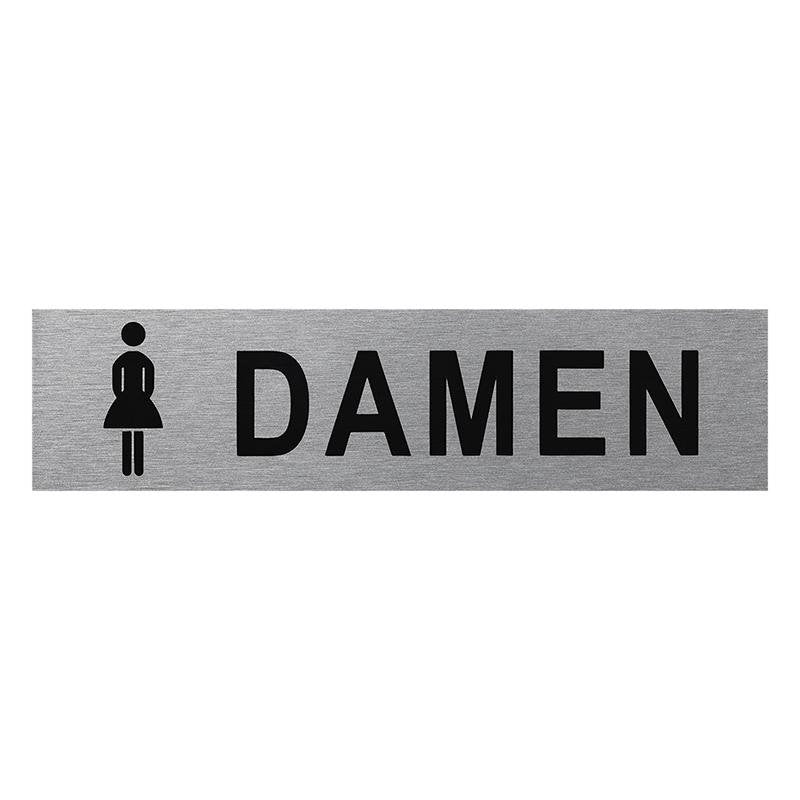 Aluminium T Rschild Frau Damen 160x40mm
