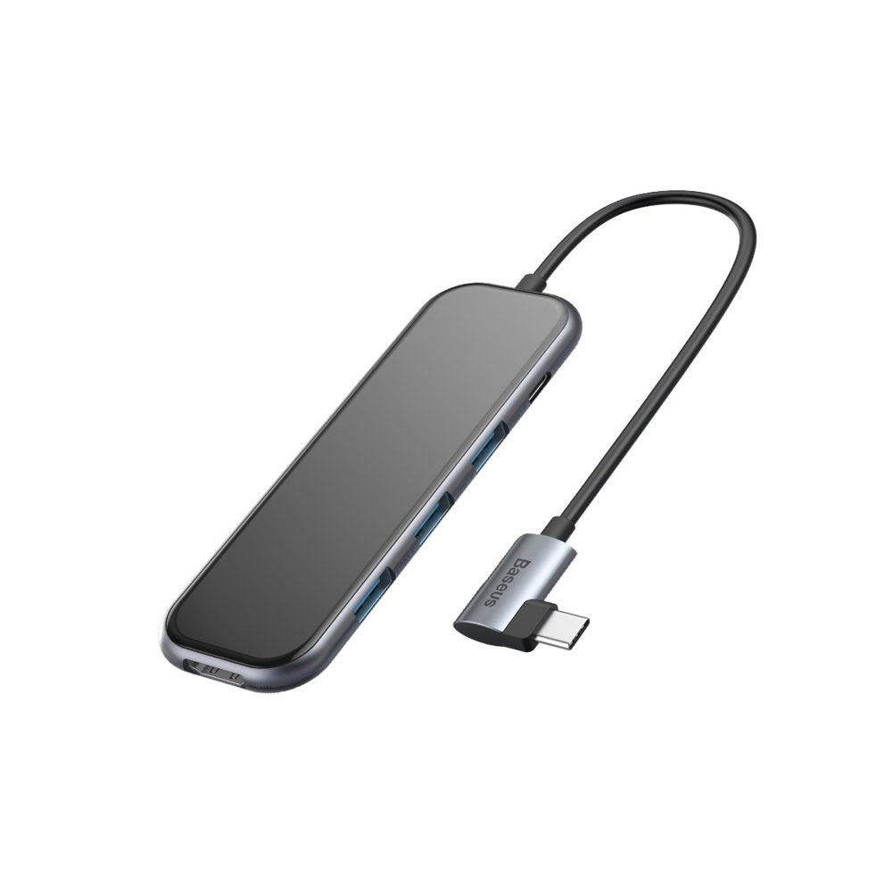 Baseus Multifunktions Hub 3xusb A 3 0 Hdmi 4k Pd Grau