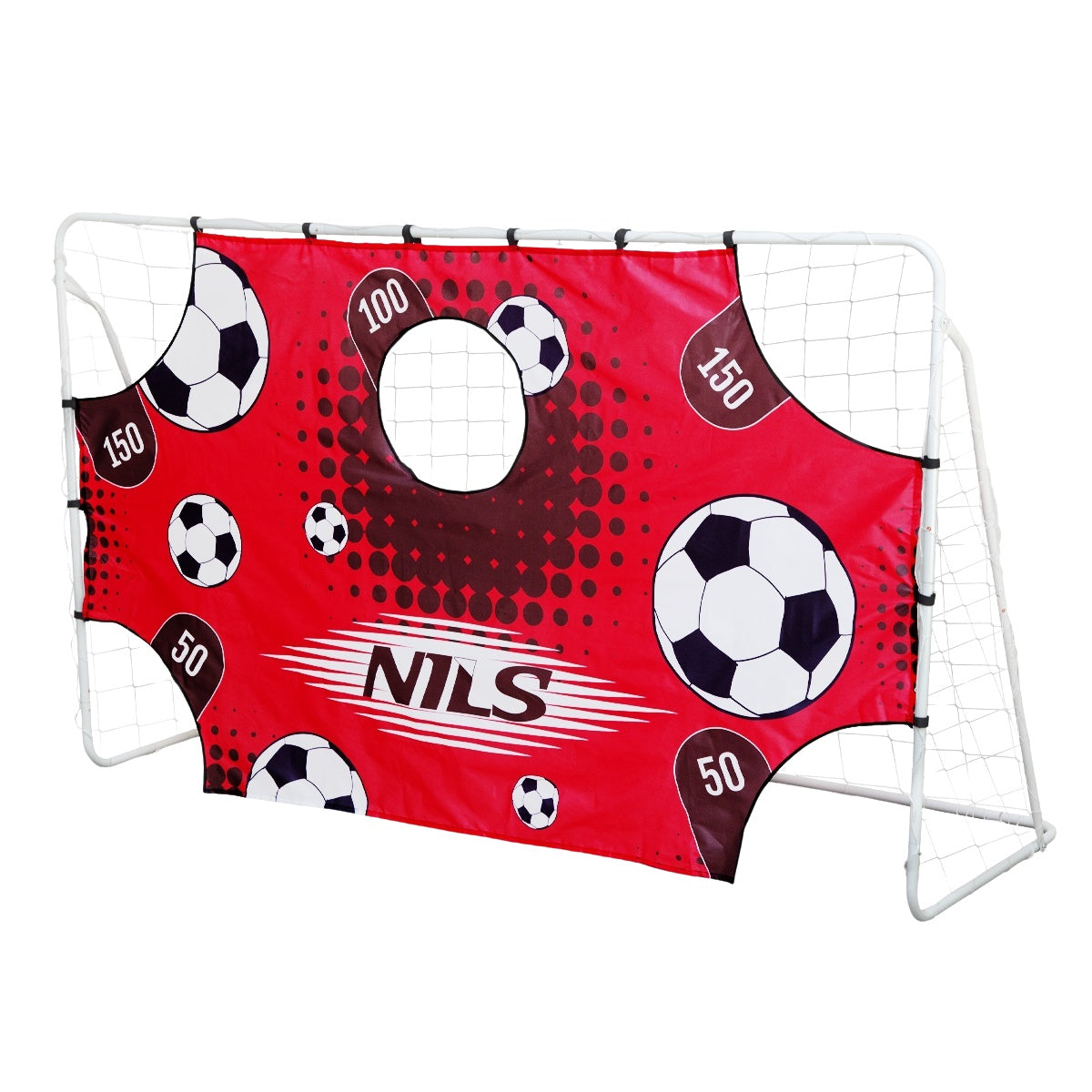 2 In 1 Fu Balltor Mit Netz Und Zielplatte