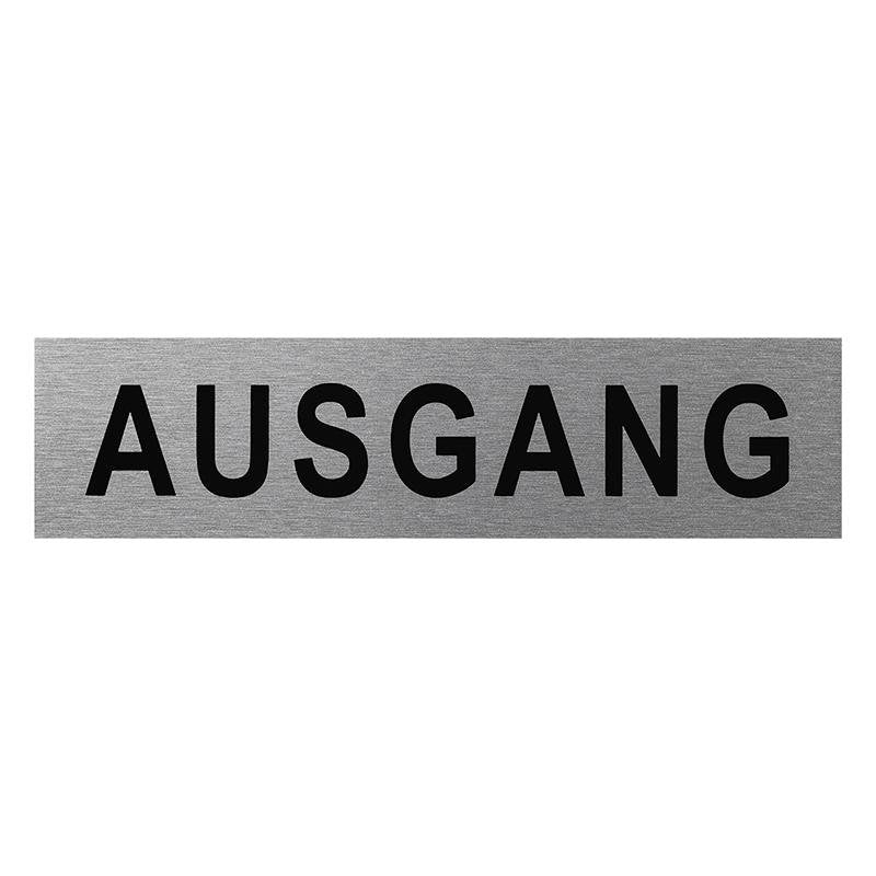 Aluminium T Rschild Ausgang 160x40mm