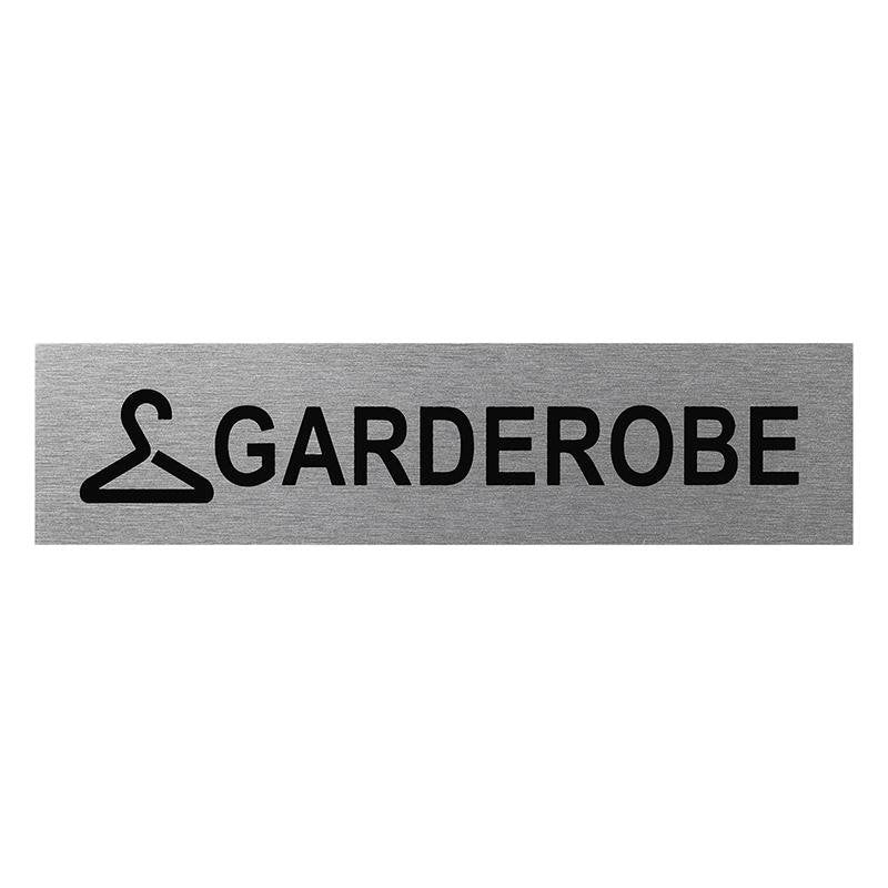 Aluminium T Rschild Gaderobe 160x40mm