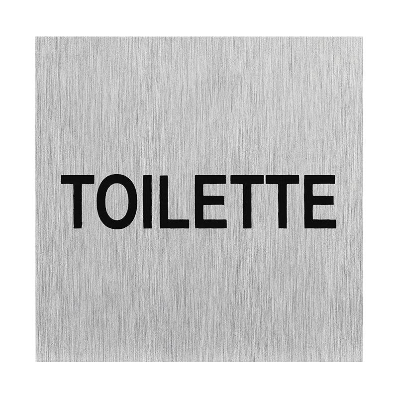 Aluminium T Rschild Toilette 60x60mm