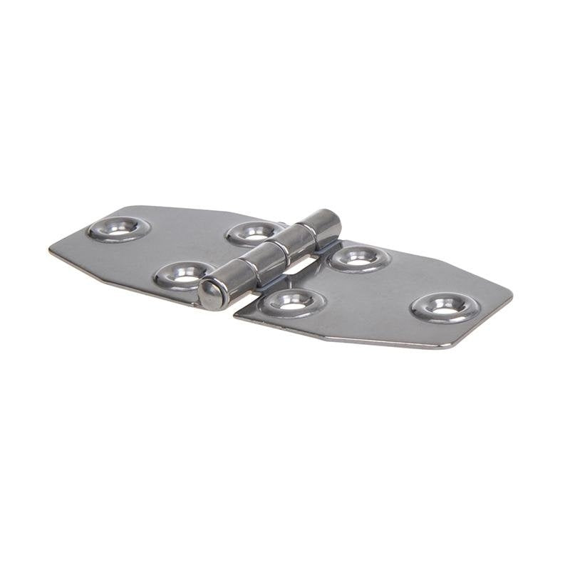 Scharnier 100x40 Mm V4a Rvs Aisi 316 6 Loch