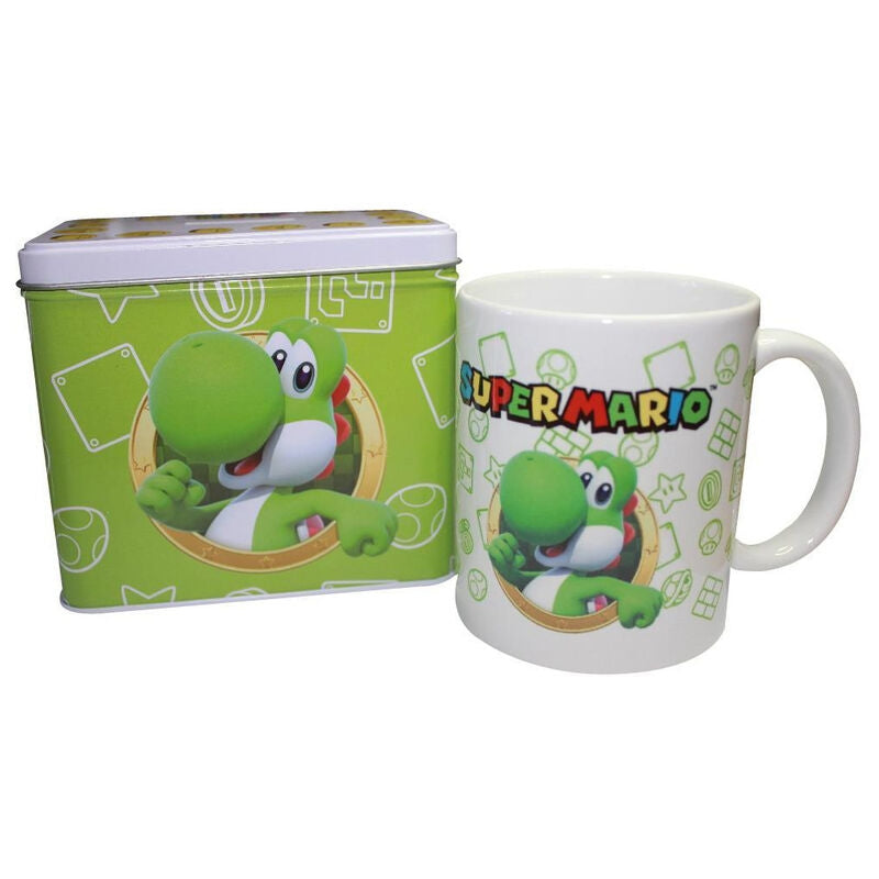 Nintendo Super Mario Bros Yoshi Becher Geld Box Set