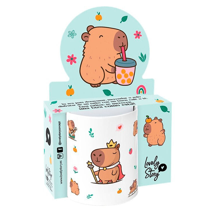 Capybara Majesty 330 Ml Tasse Einzigartiges Design Perfektes Geschenk