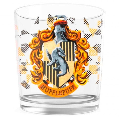 Hufflepuff Logo Glas Offizielles Harry Potter Merchandise