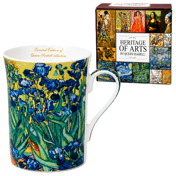 Porzellantasse 300 Ml Vincent Van Gogh Schwertlilien Geschenk Königin Isabella