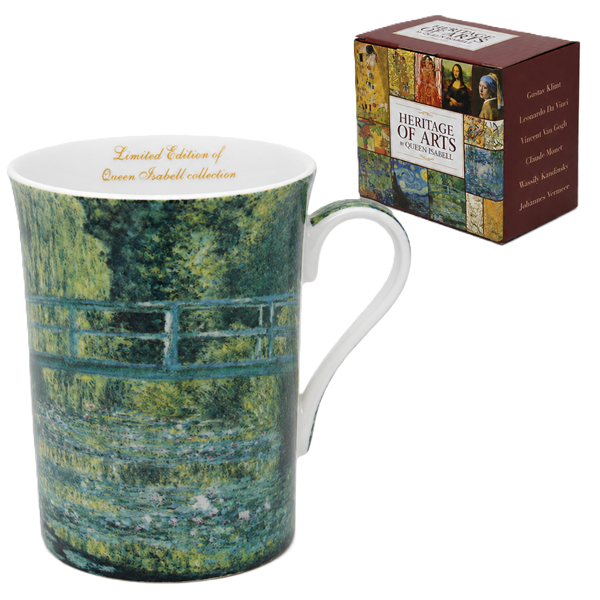 Claude Monet Porzellanbecher „die Brücke Über Den Teich“ Als Geschenk An Königin Isabella