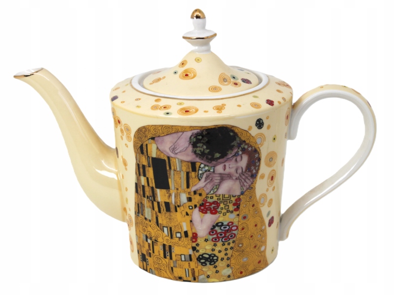 Elegante Kanne Für Kaffee Und Tee Gustav Klimt „der Kuss