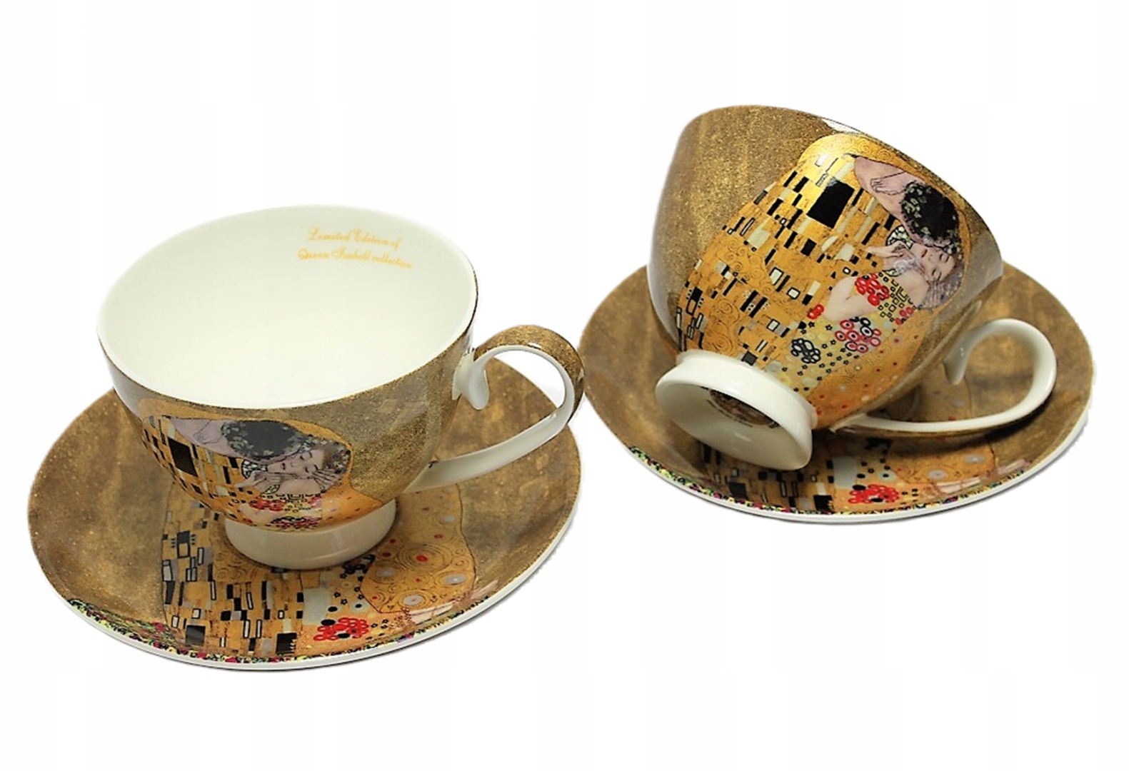 Elegantes Und Stilvolles Tassenset Für Kaffee Und Tee Von Gustav Klimt