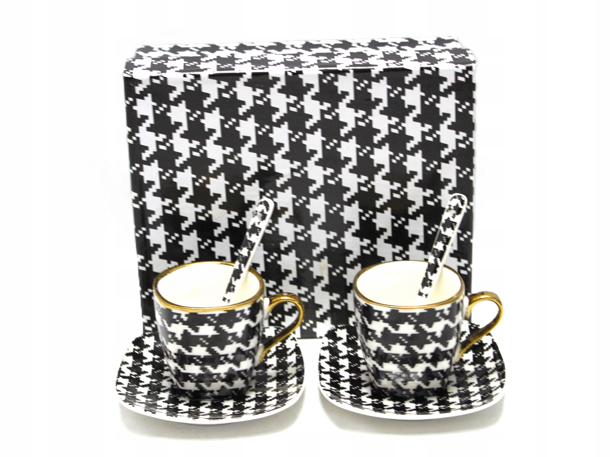 Espressotassen-set Aus Porzellan, 80 Ml, Mit Löffeln, Kollektion Pepitka