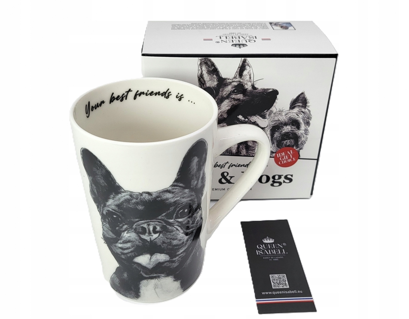 Großer 400-ml-porzellanbecher Mit Hundemotiv Als Geschenk
