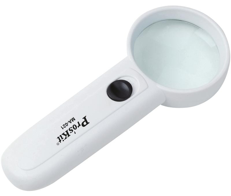 Handlupe 3-5 Vergrößerung Und Led-licht Ma-021