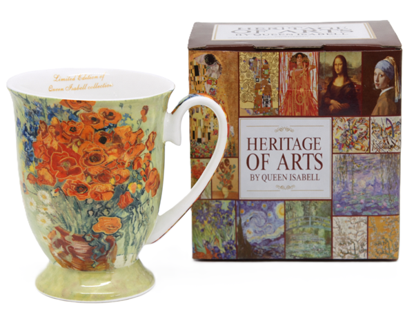 Porzellantasse 300 Ml „mohnblumen“ – Vincent Van Gogh Als Geschenk