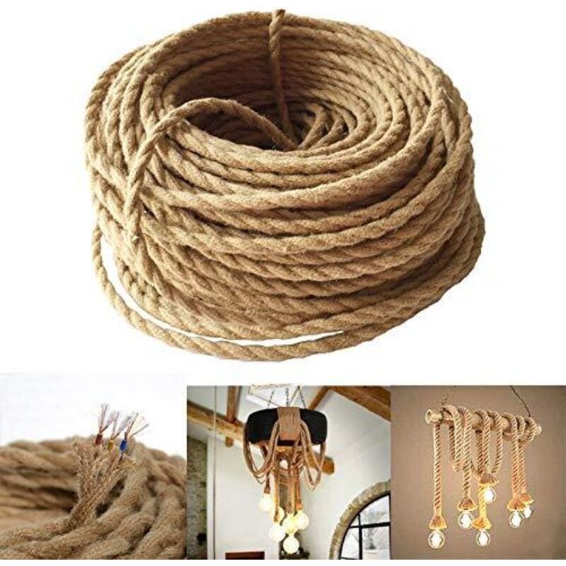 3 X 0,75 Mm² 10 M Geflochtenes Elektrokabel, Retro-industriekabel Für Diy-pendelleuchten
