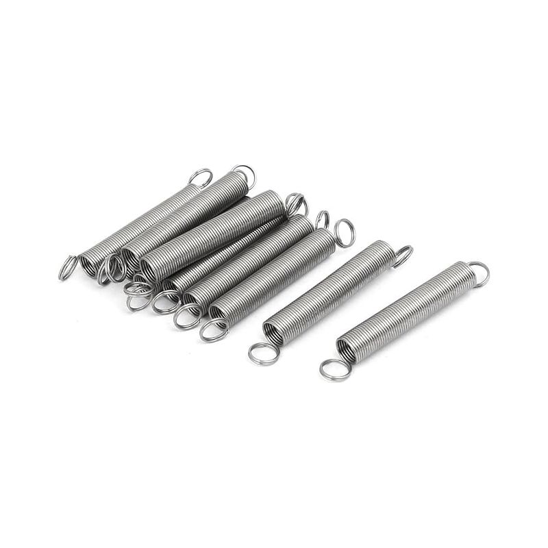 Spannfeder Edelstahl Silber