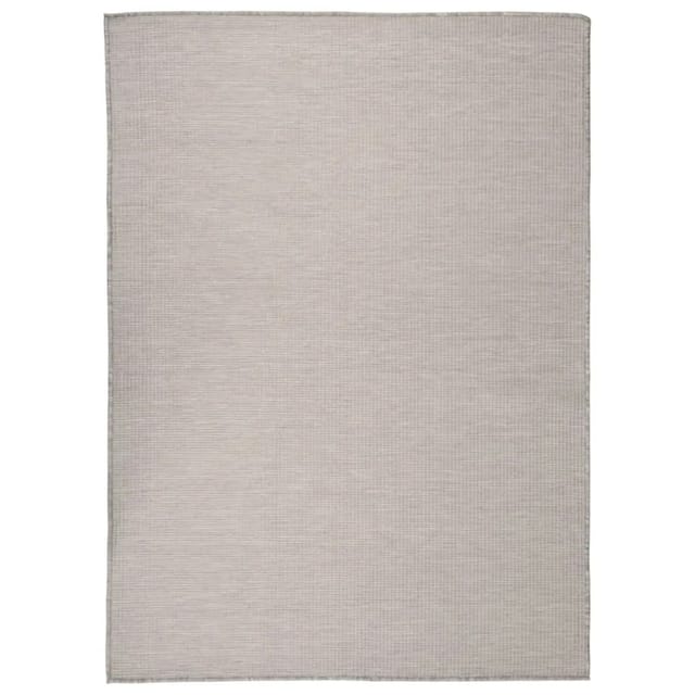 Outdoor-teppich Flachgewebe 200x280 Cm Taupe - Vidaxl