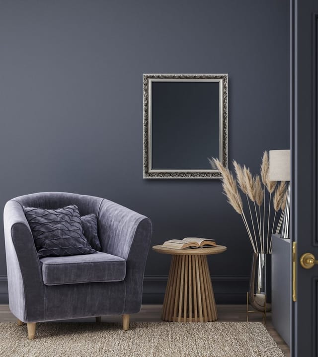 Mirrors And More - Barock Wandspiegel Tanja Mit Holzrahmen Silber 55x70 Cm