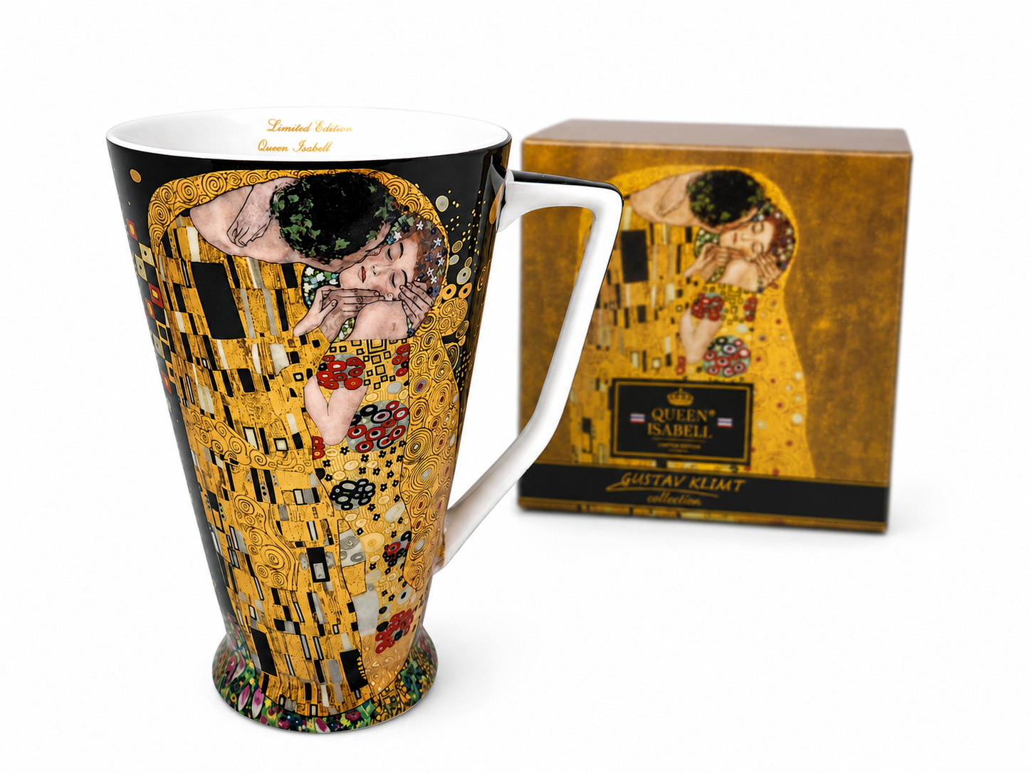 Porzellanbecher Xxl 500 Ml Gustav Klimt Der Kuss Königin Isabells Geschenk