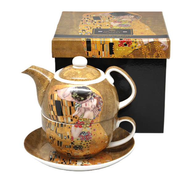 Tasse Und Krug „der Kuss“ Von Gustav Klimt – Ein Elegantes Porzellangeschenk
