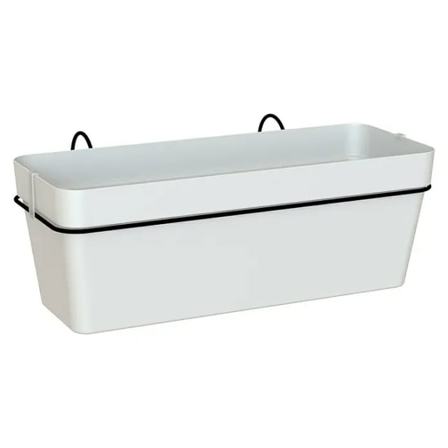 Artevasi Kit Balkonpflanzer Capri Re 50cm V2 Weiss 50,2 X 28,5 X H20 Cm 1,45l