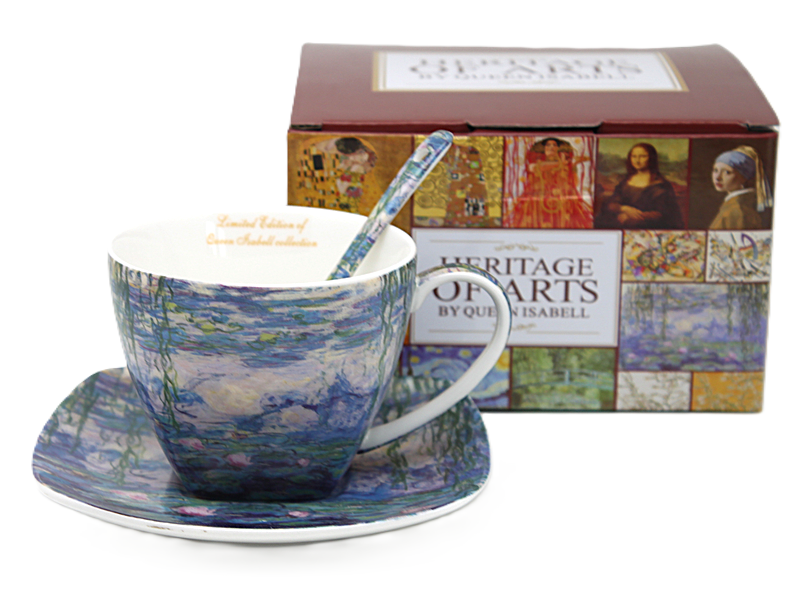 Van Gogh Porzellantasse Mit Löffel Und Untertasse, 250 Ml, Als Geschenk