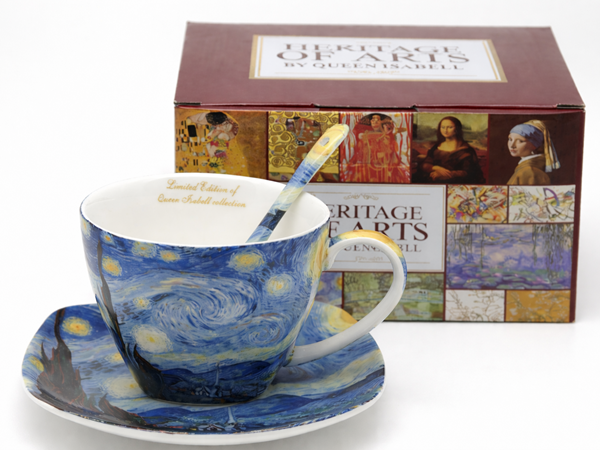 Queen Isabell Van Gogh Sternennacht Porzellantasse 250 Ml