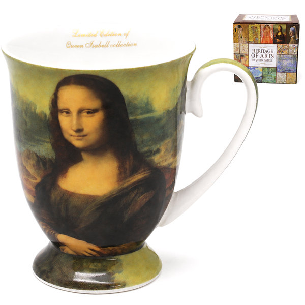 Porzellanbecher „mona Lisa“ Von Da Vinci, 300 Ml, Als Geschenk Für Königin Isabella