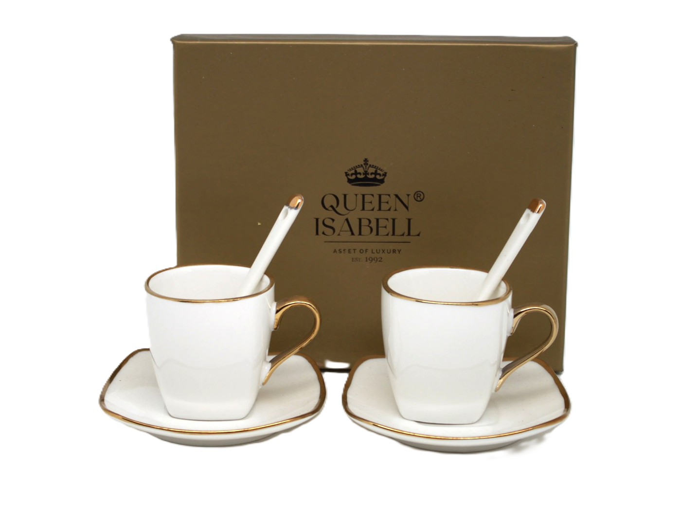 Espressotassen Aus Porzellan Mit Golddekor, Als Geschenk, 80 Ml