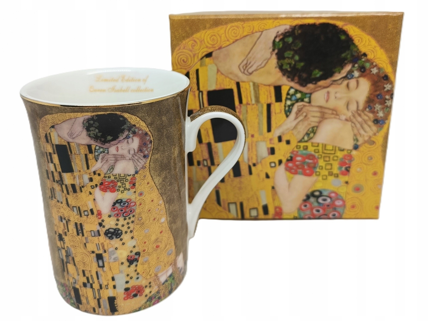 300-ml-porzellanbecher In Geschenkverpackung, Klimt-kuss-kollektion