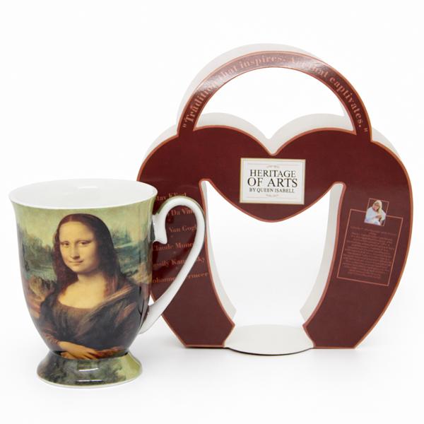 Kubei Porzellan Leonardo Da Vinci „mona Lisa“ 300 Ml Als Geschenk