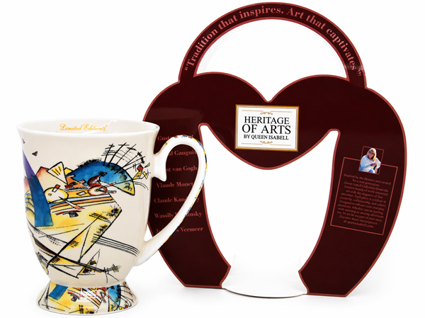 300 Ml Porzellanbecher Mit Geometrischem Abstraktionsmuster Als Geschenk