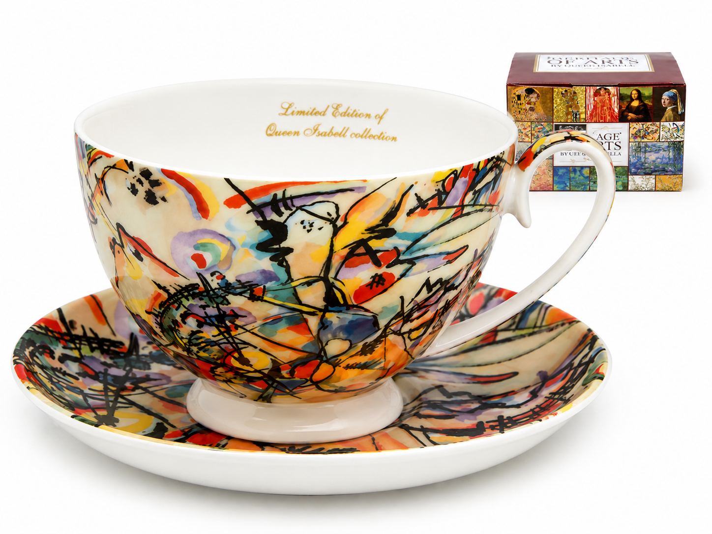 Porzellan-kaffeetasse 250 Ml Kandinsky Geschenk Königin Isabell