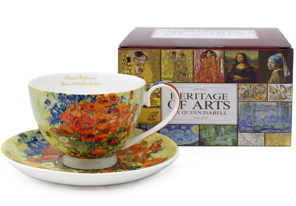 Porzellantasse 250 Ml „mohnblumen“ – Vincent Van Gogh Als Geschenk