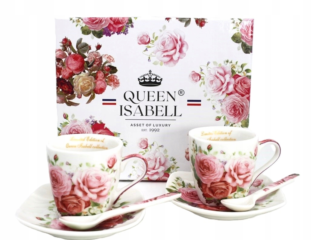 Espressotassen 2 X 80 Ml Geschenkset In Einer Box – Rose-kollektion