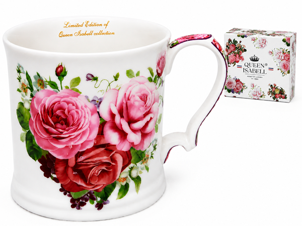 Porzellanbecher „rosen“, Xl, 300 Ml, Geschenkidee Von Königin Isabella