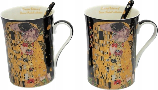 Elegantes Set Aus 2 Porzellantassen Für Kaffee Und Tee, Je 300 Ml