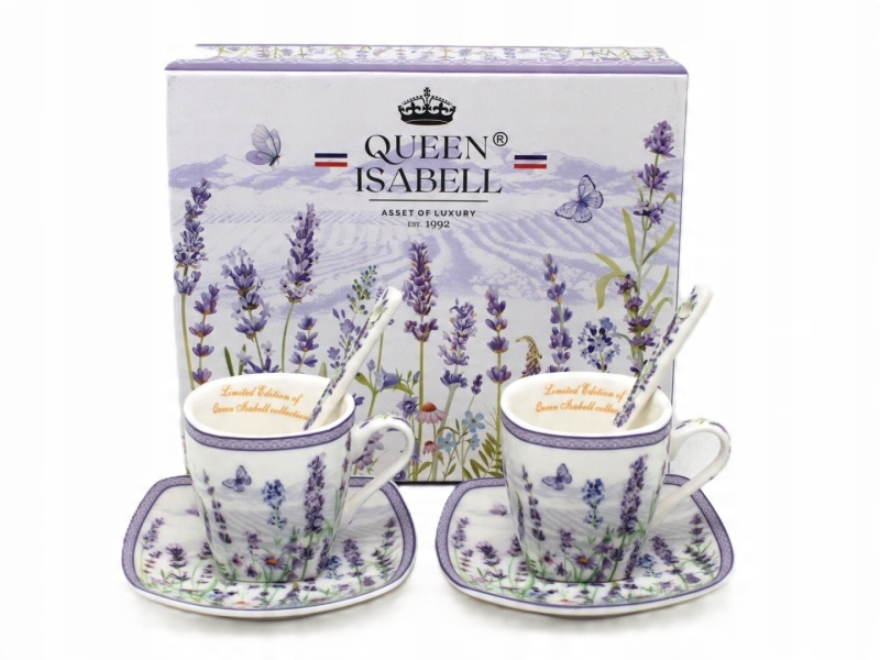 Espressotassen-set (2 X 80 Ml) In Geschenkbox, Lavendel-kollektion