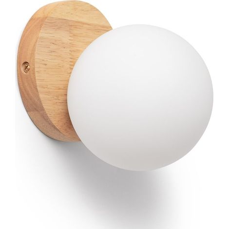 Wandleuchte Aus Naturholz Mit Led, Im Modernen Skandinavischen Stil, Kompatibel Mit G9-leuchtmittel, Für Eine Warme Inneneinrichtung