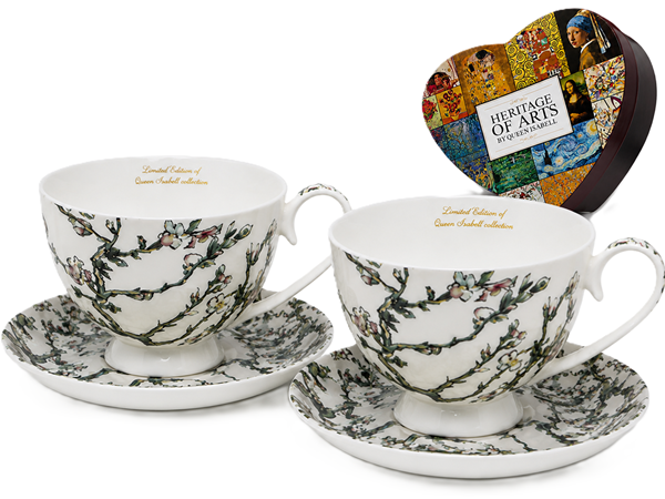 Porzellantassen-set, 2 Stück, 250 Ml, Van Gogh, Mandelblüte