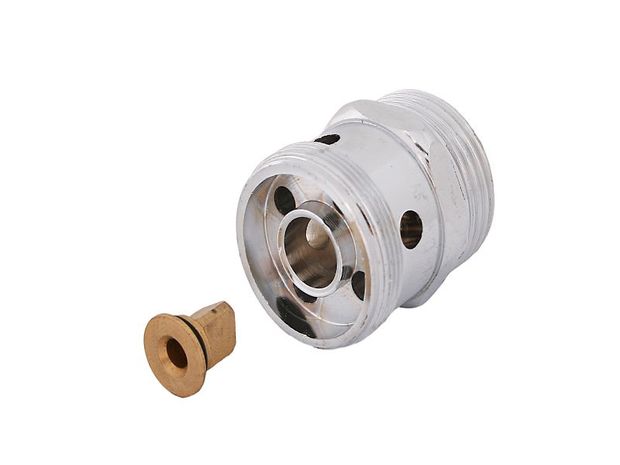 Schlösser Armaturen Rohrbeluefter Dn15 Ag 3/4" X Ag M28x1, Verchromt, Dvgw