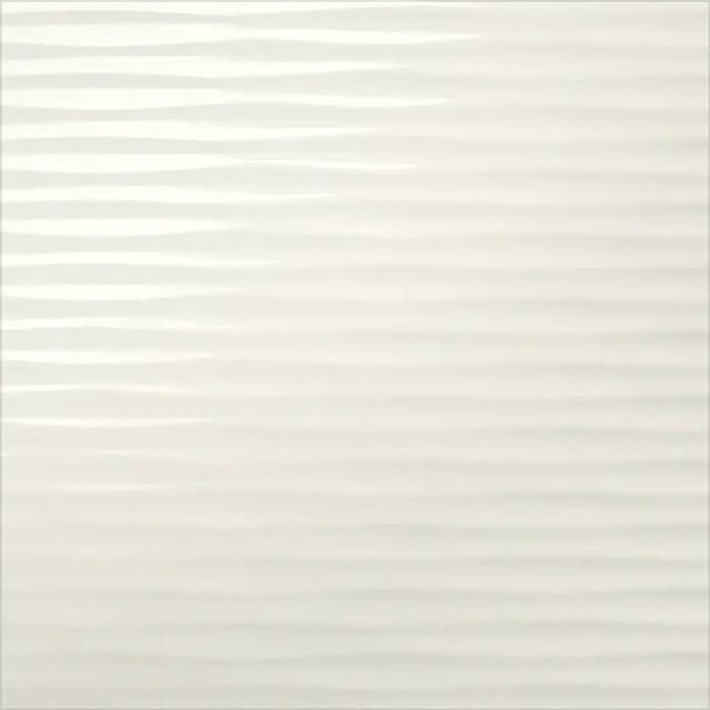 Alfer Design-platte 1000 X 600 Mm Pvc (kunststoff) Gewellt, Weiss Glänzend Wanddekoobjekt