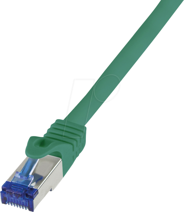 C6a075s Rj45 Cat 6a S/ftp 5.00 M Grün 1 St. - Logilink