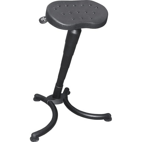 Stehhilfe Pu-schaum Sitzhöhenverstellung 620-830 Mm Stahlrohr Schwarz Mey