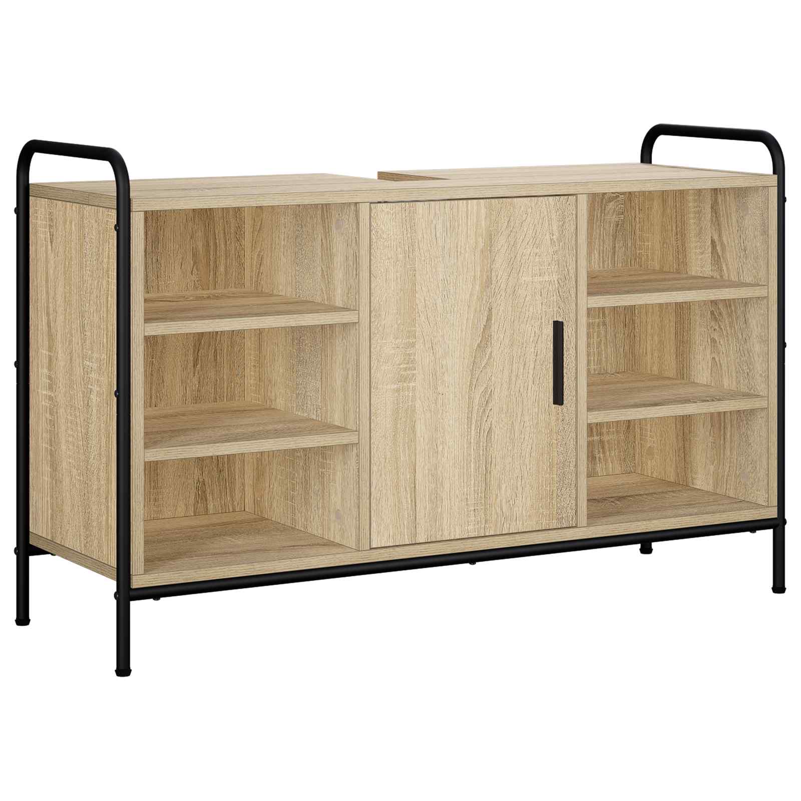 Badezimmerschrank Sonoma-eiche 95 X 34 X 61 Cm Holzwerkstoff Vidaxl