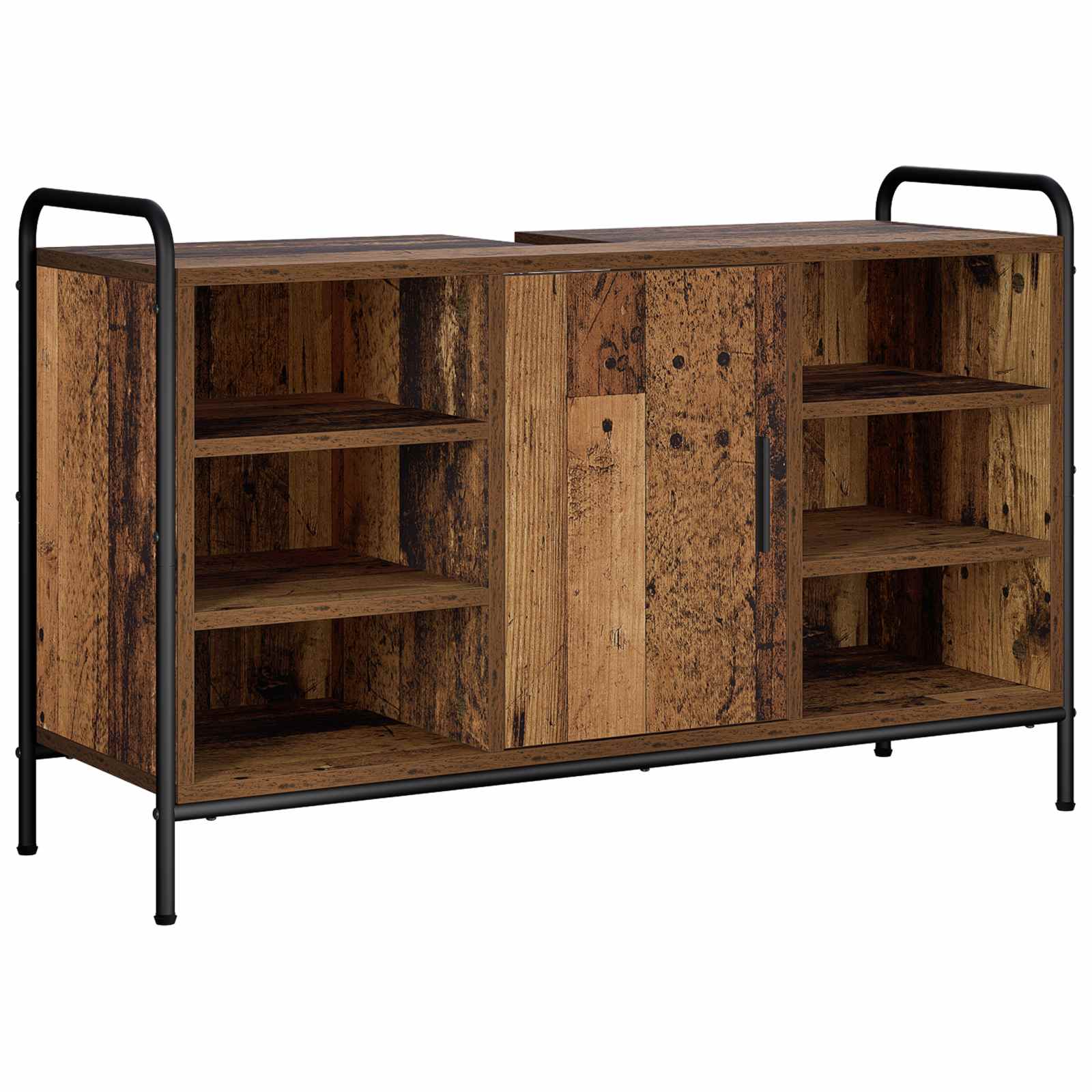 Badezimmerschrank Altholz 95 X 34 X 61 Cm Holzwerkstoff Vidaxl