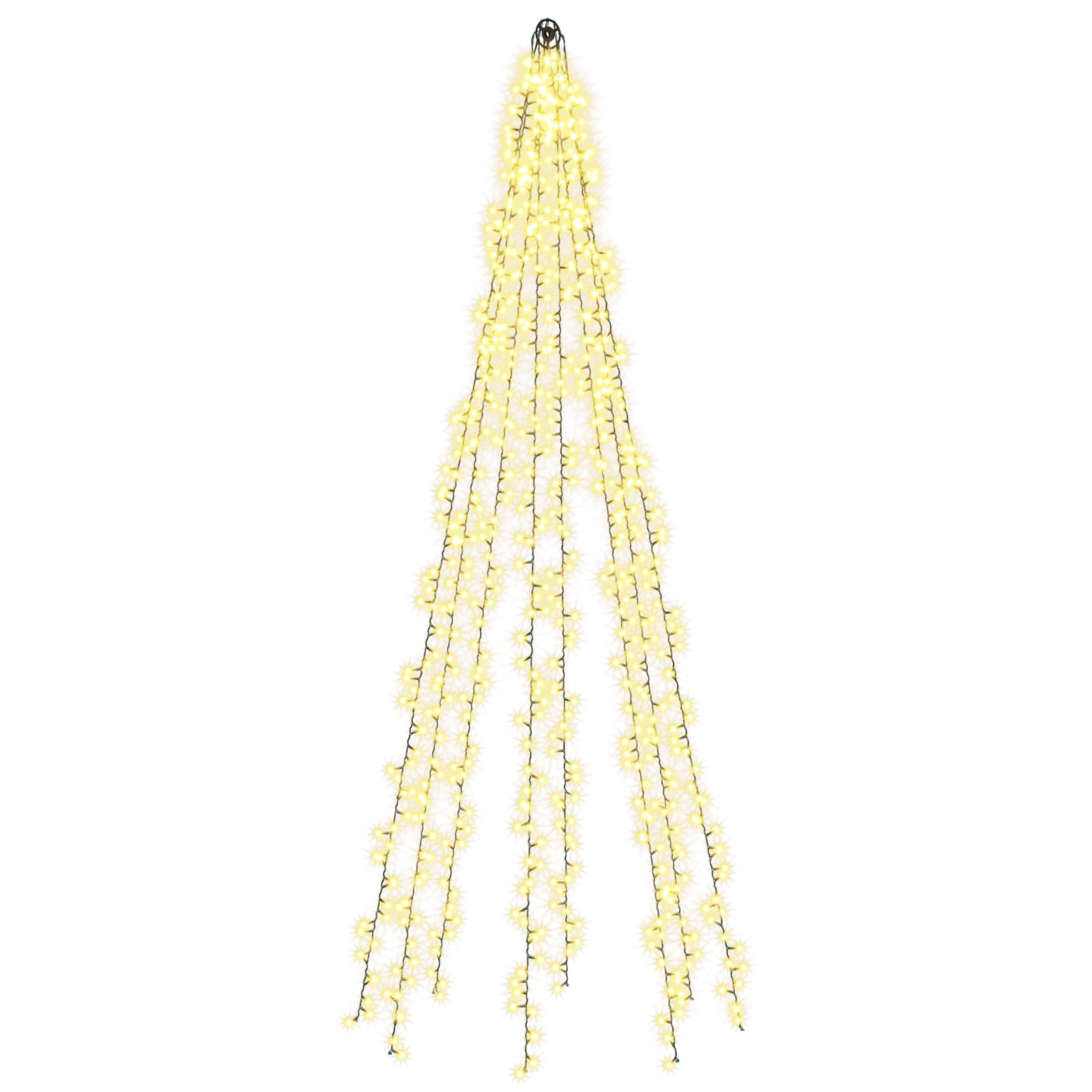 Weihnachtsbaum-beleuchtung Mit 8 Leds 1000 Leds Warmes Weiß Vidaxl