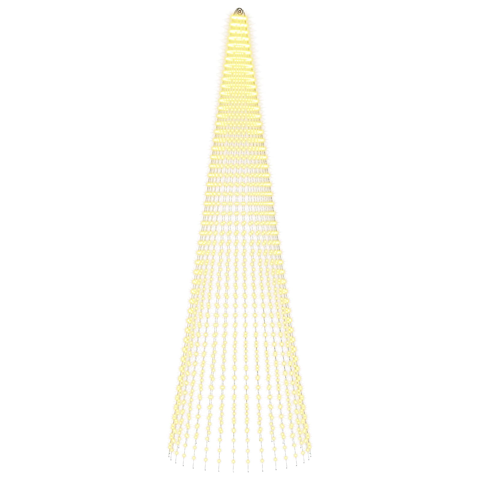 Weihnachtsbaumbeleuchtung Mit Erdspießen 1632 Leds Vidaxl