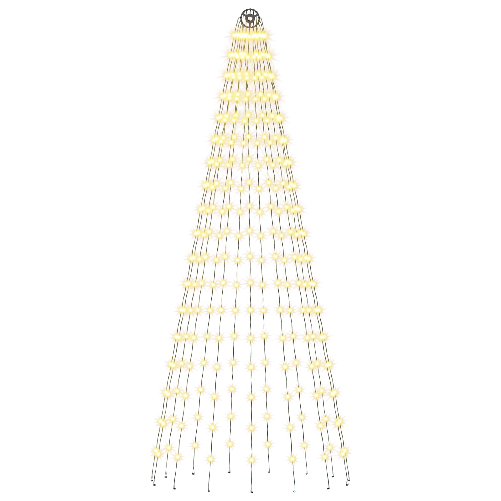 Weihnachtsbaumbeleuchtung Mit Erdspießen 270 Leds Vidaxl